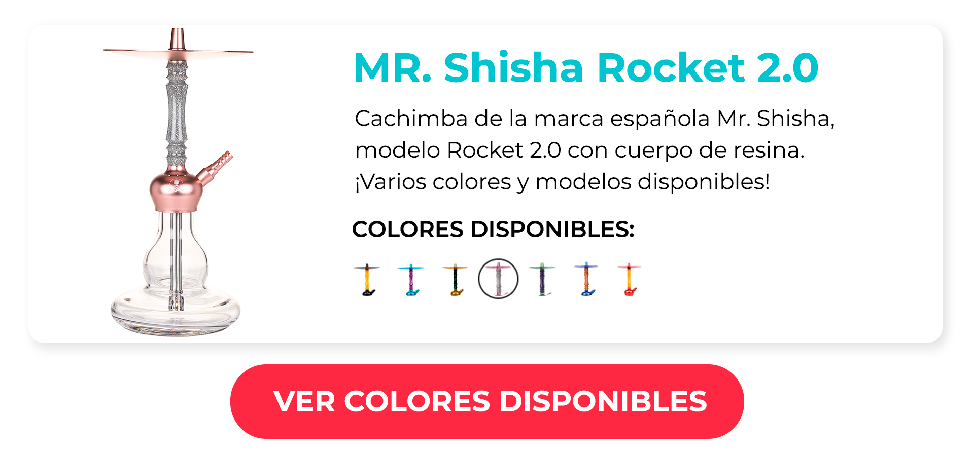 Cachimba Mr. Shisha Rocket 2.0